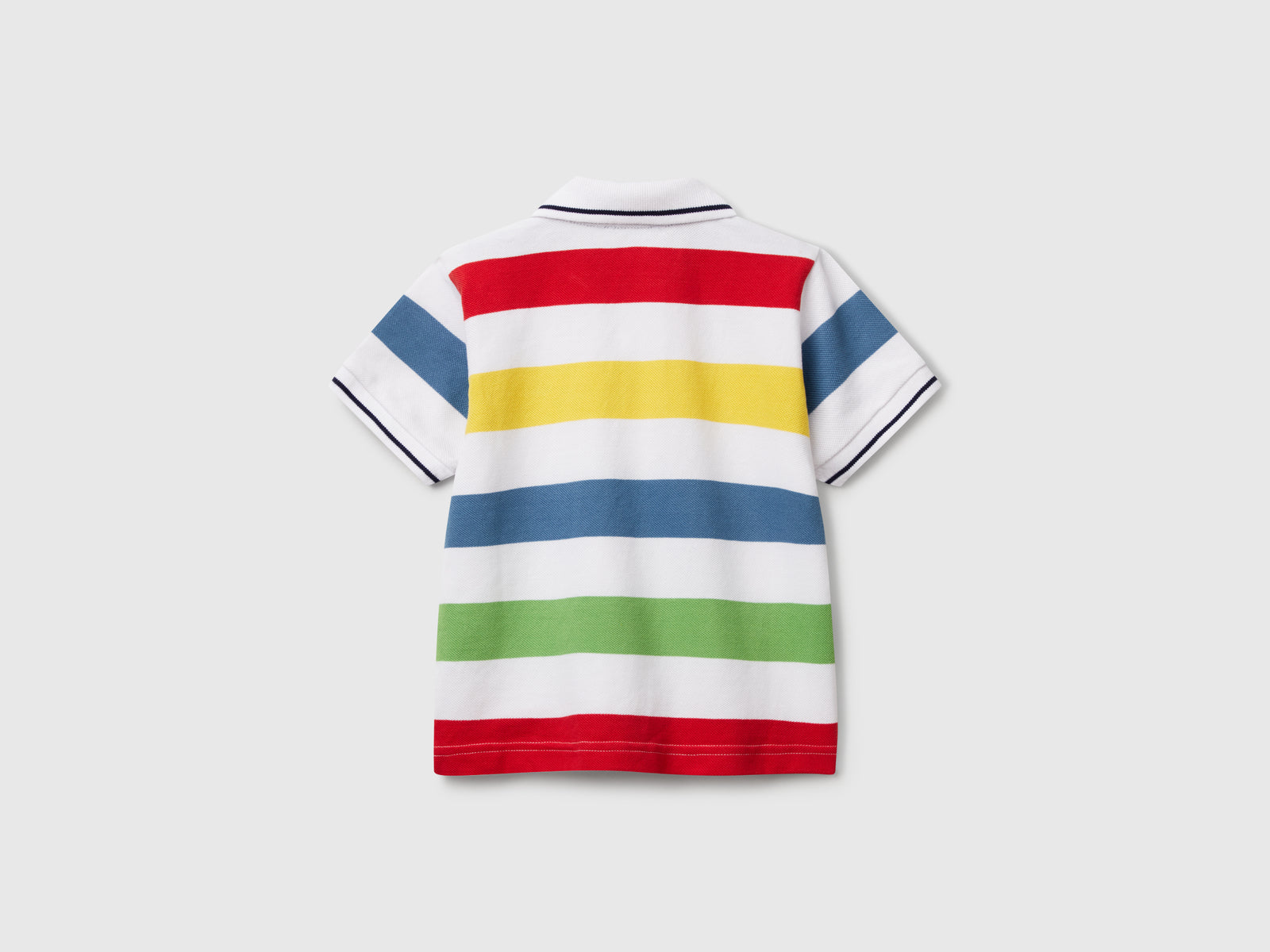 Polo manica corta a righe da bimbo multi-color 2 | Benetton Outlet