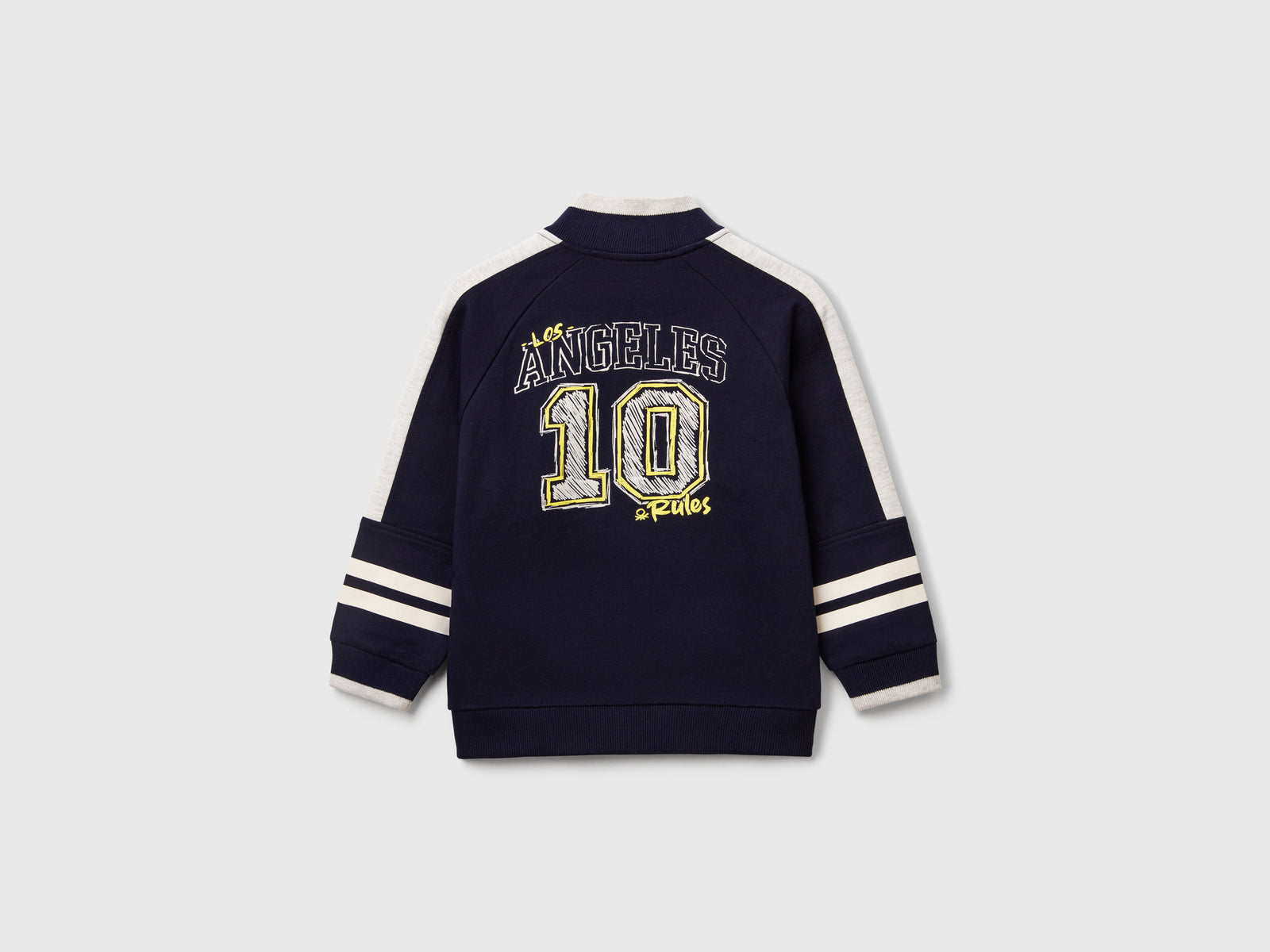 Felpa con stampa da bimbo blu scuro 2 | Benetton Outlet