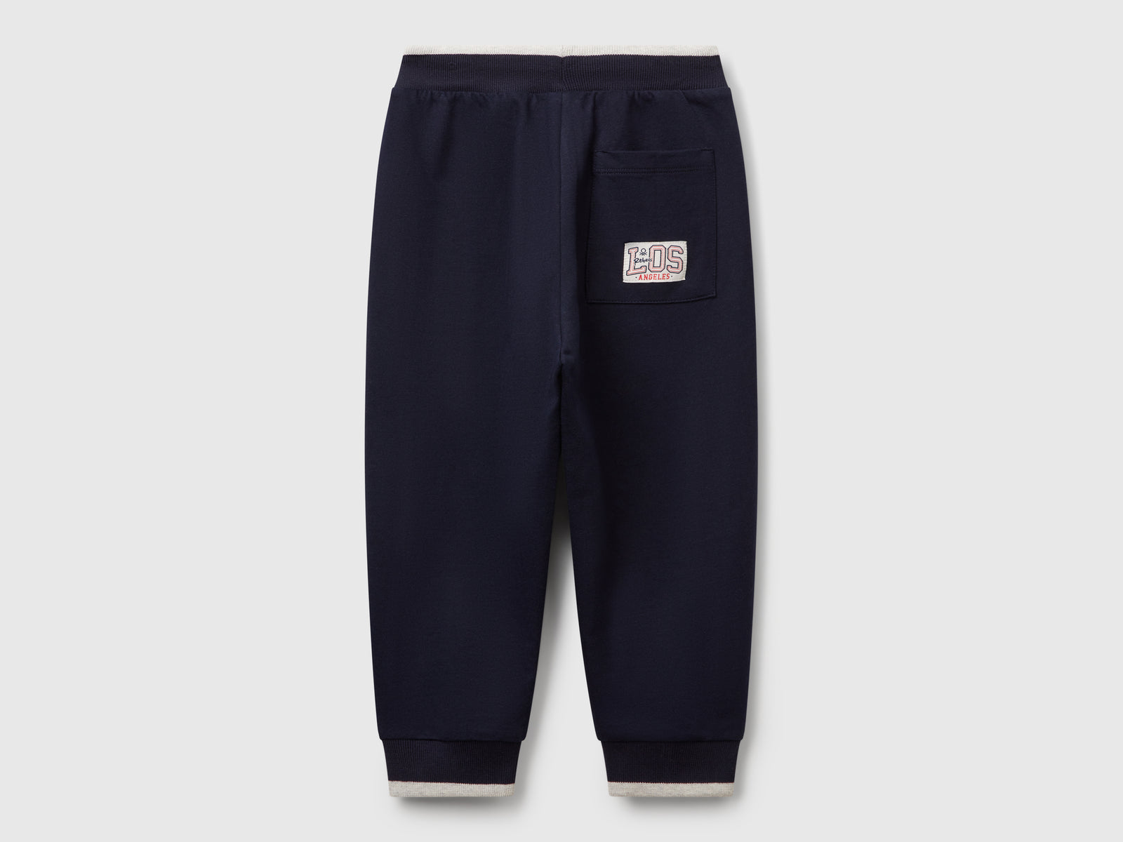 Joggers in felpa leggera da bimbo blu scuro 2 | Benetton Outlet
