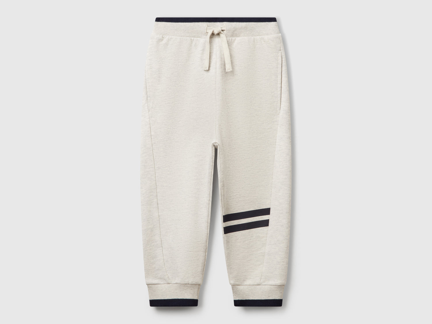 Joggers in felpa leggera da bimbo grigio chiaro | Benetton Outlet