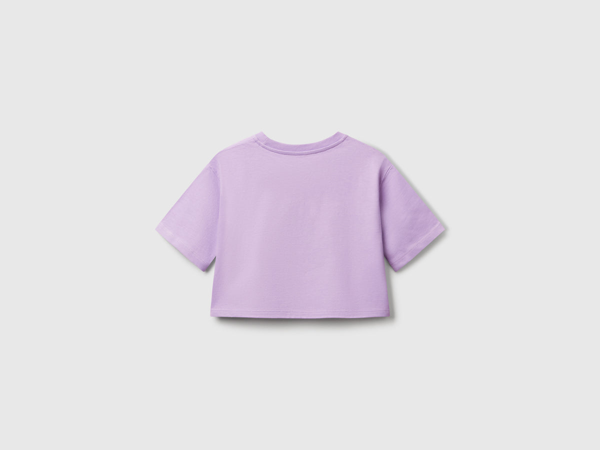 T-shirt boxy con stampa gelato
