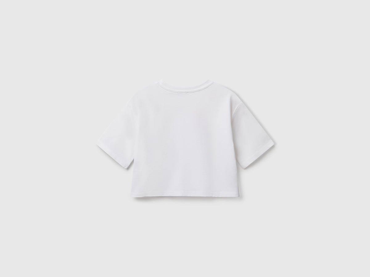 T-shirt boxy con stampa gelato
