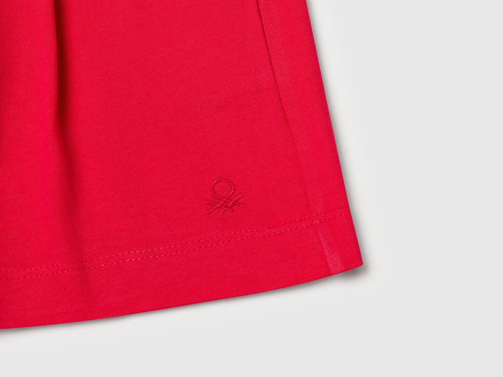 Shorts in puro cotone da bambina fucsia 3 | Benetton Outlet