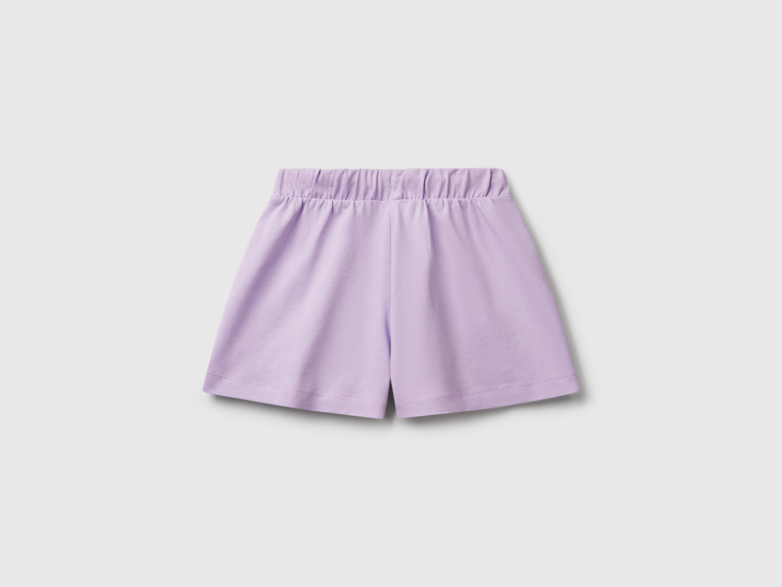 Shorts in puro cotone da bambina lilla 2 | Benetton Outlet