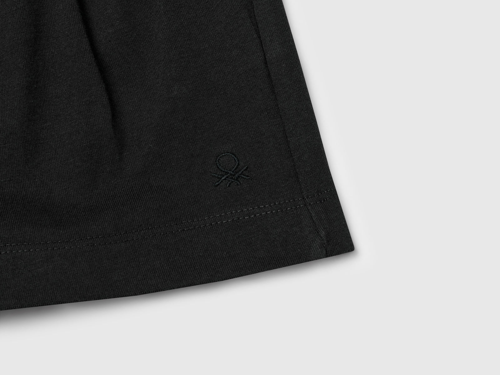 Shorts in puro cotone da bambina nero 3 | Benetton Outlet