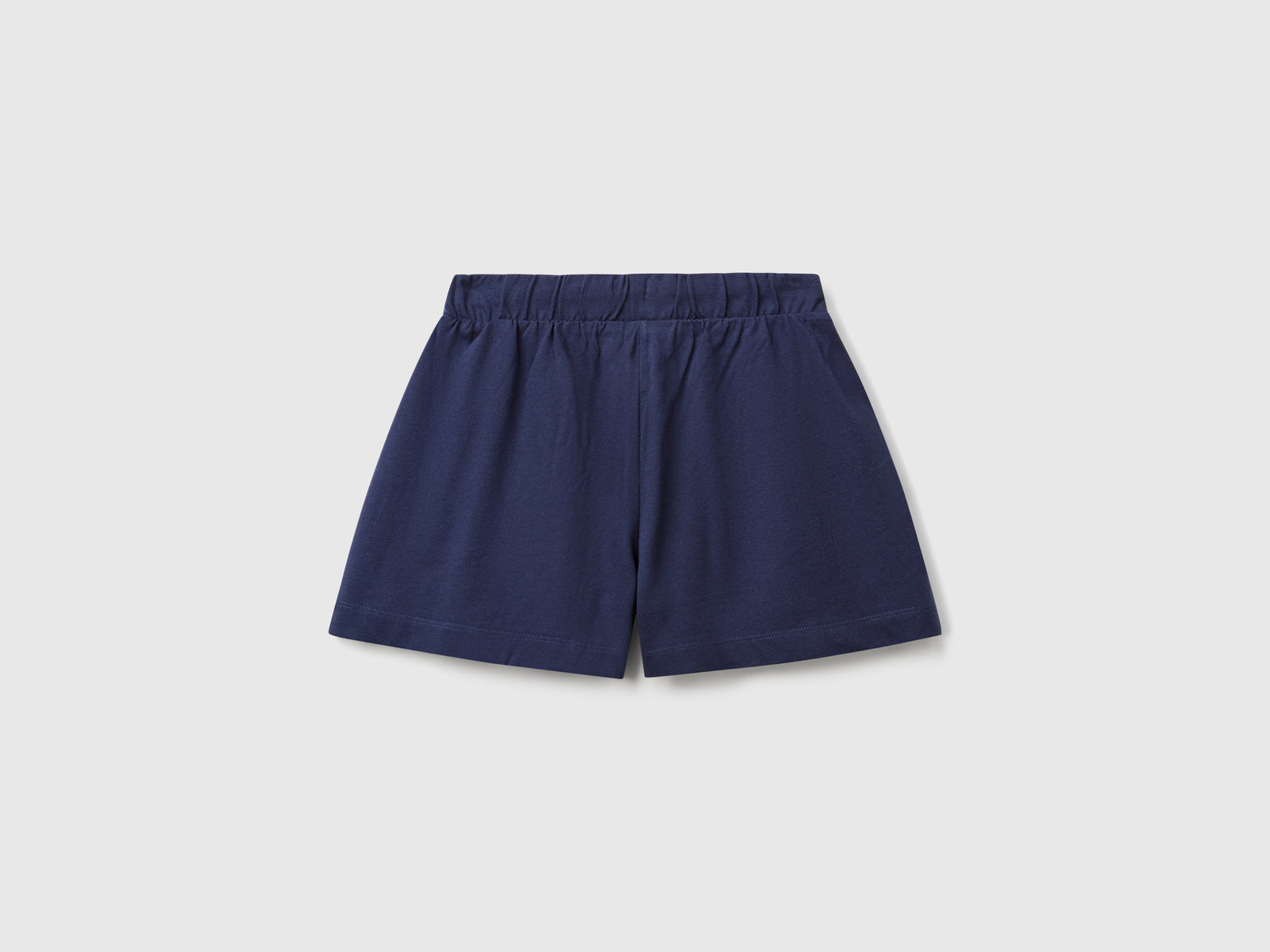 Shorts in puro cotone da bambina blu scuro 2 | Benetton Outlet
