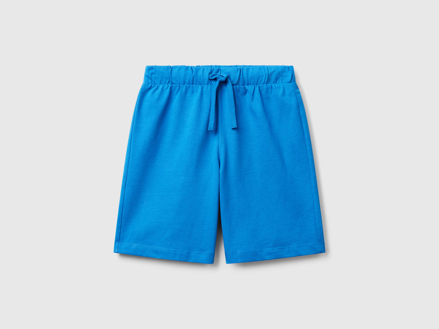 Bermuda in 100% cotone da bambino blu | Benetton Outlet