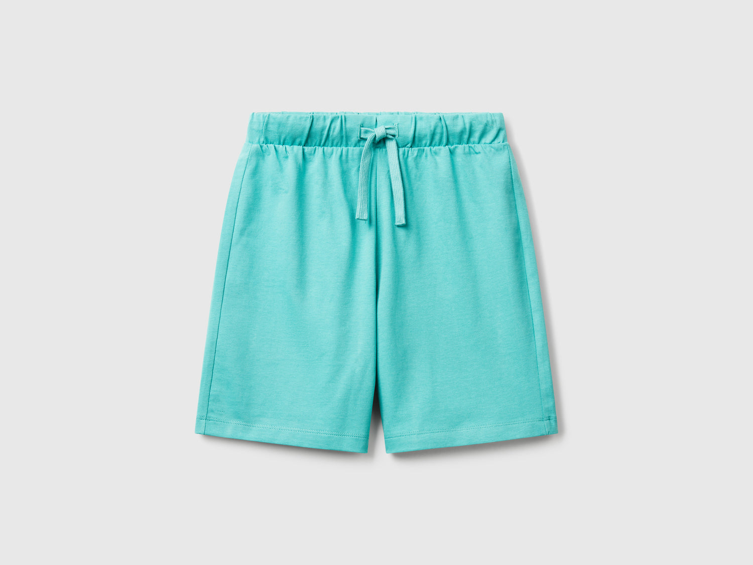 Bermuda in 100% cotone da bambino verde acqua | Benetton Outlet