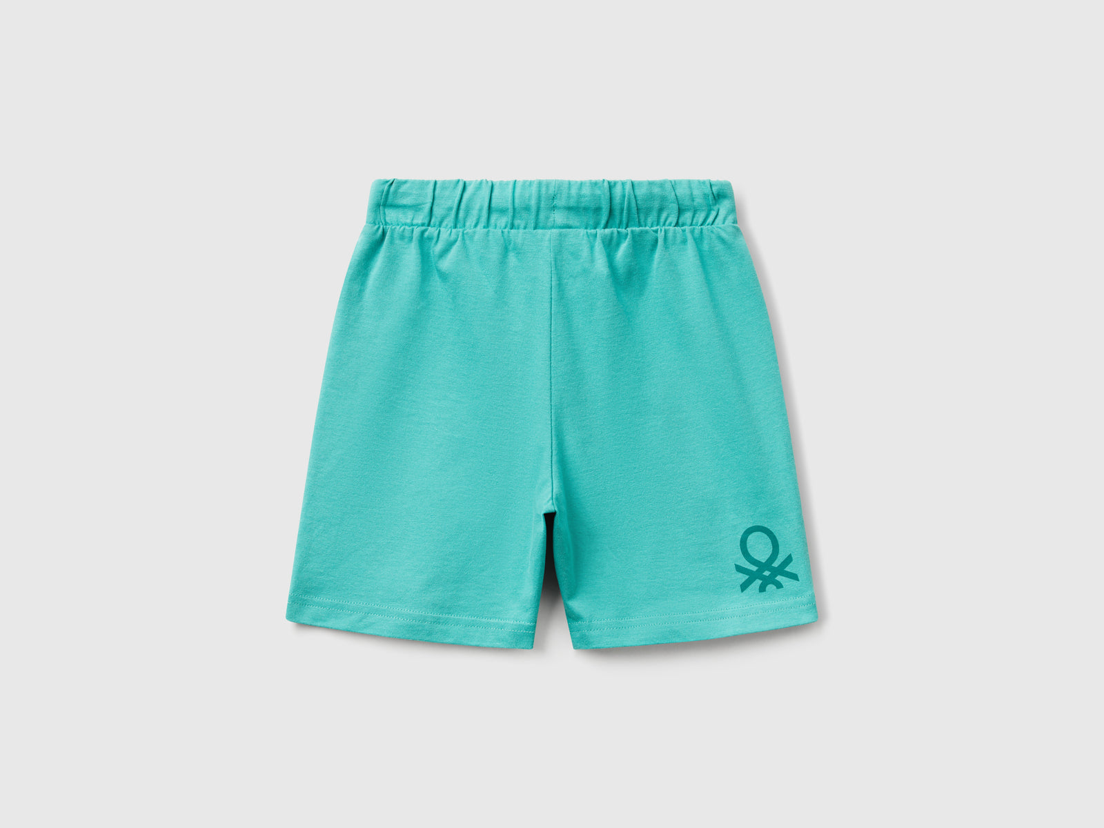 Bermuda regular fit da bimbo verde acqua 2 | Benetton Outlet