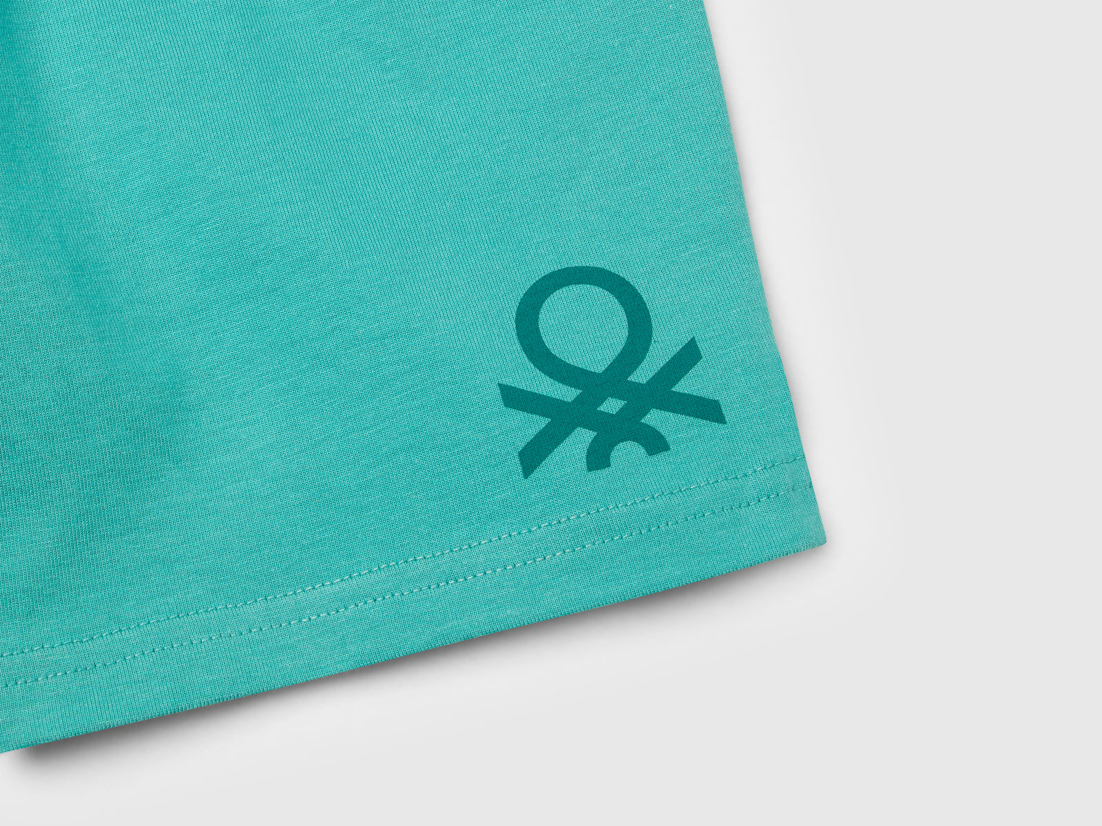 Bermuda regular fit da bimbo verde acqua 3 | Benetton Outlet