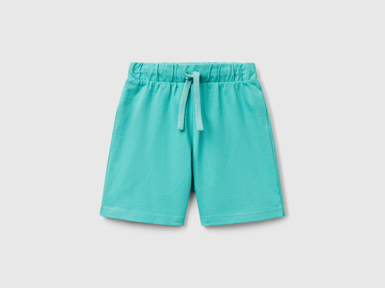 Bermuda regular fit da bimbo verde acqua | Benetton Outlet
