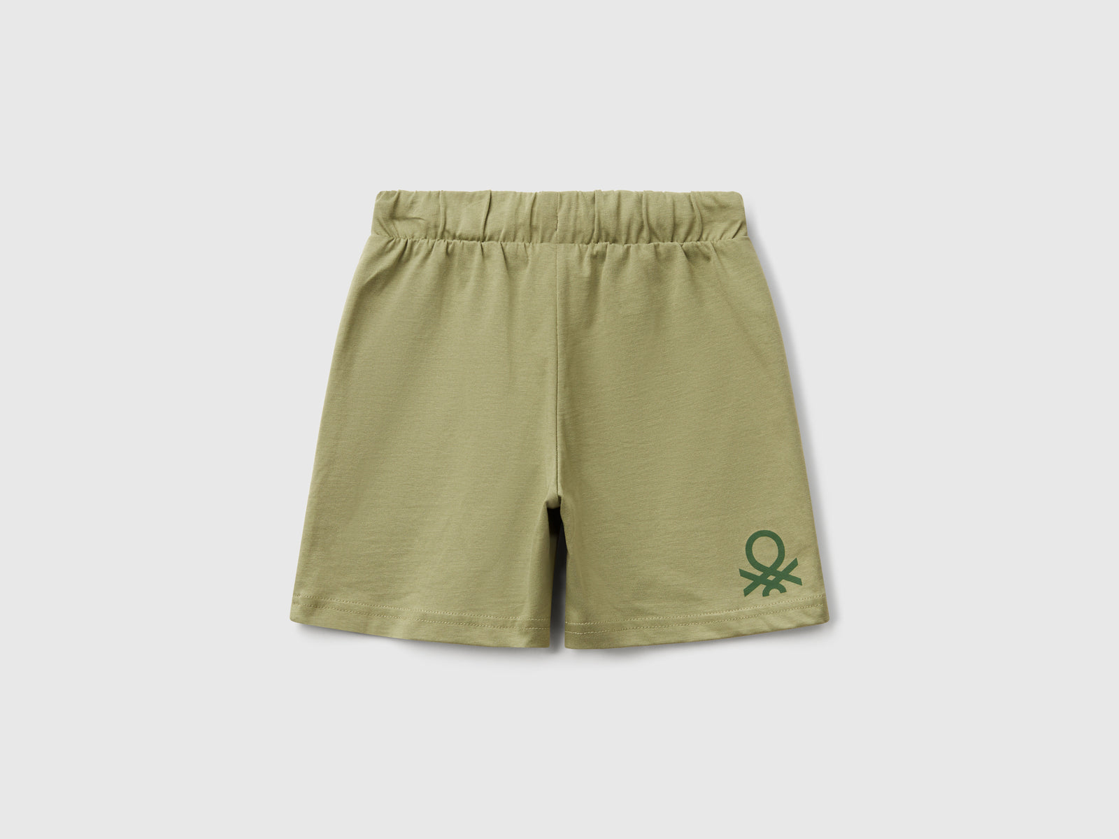 Bermuda regular fit da bimbo verde oliva 2 | Benetton Outlet