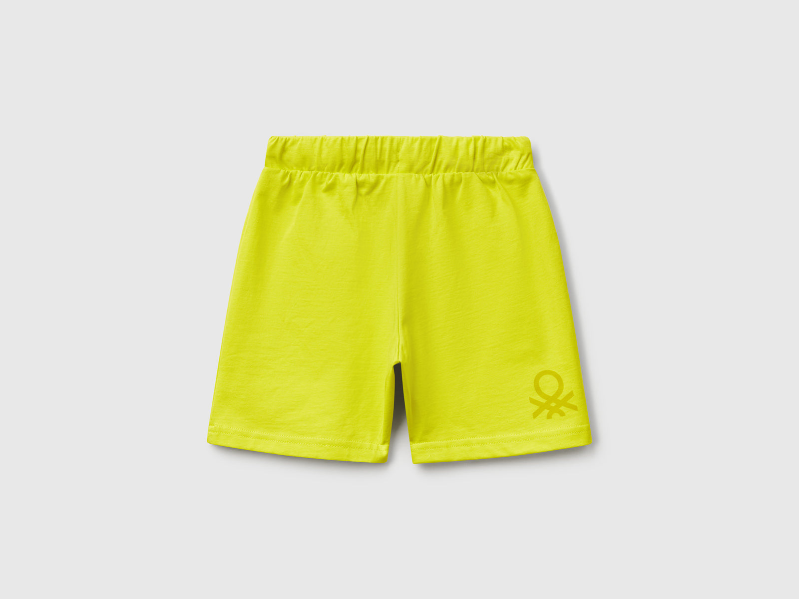 Bermuda regular fit da bimbo giallo fluo 2 | Benetton Outlet