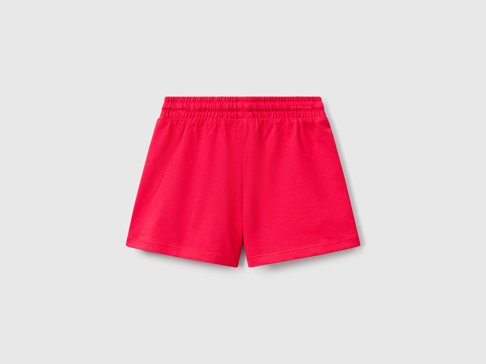 Shorts con coulisse da bimba fucsia 2 | Benetton Outlet