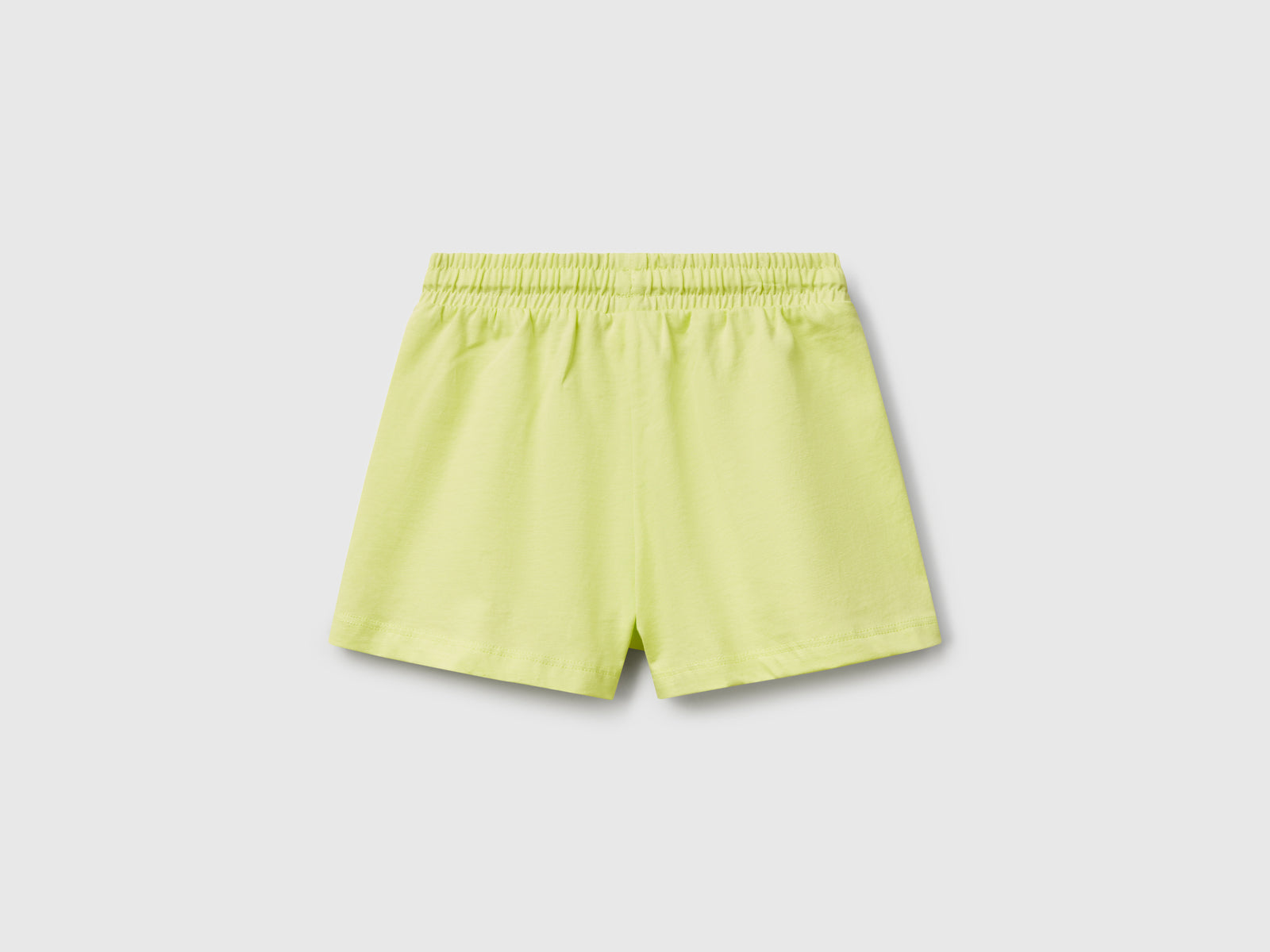 Shorts con coulisse da bimba giallo 2 | Benetton Outlet