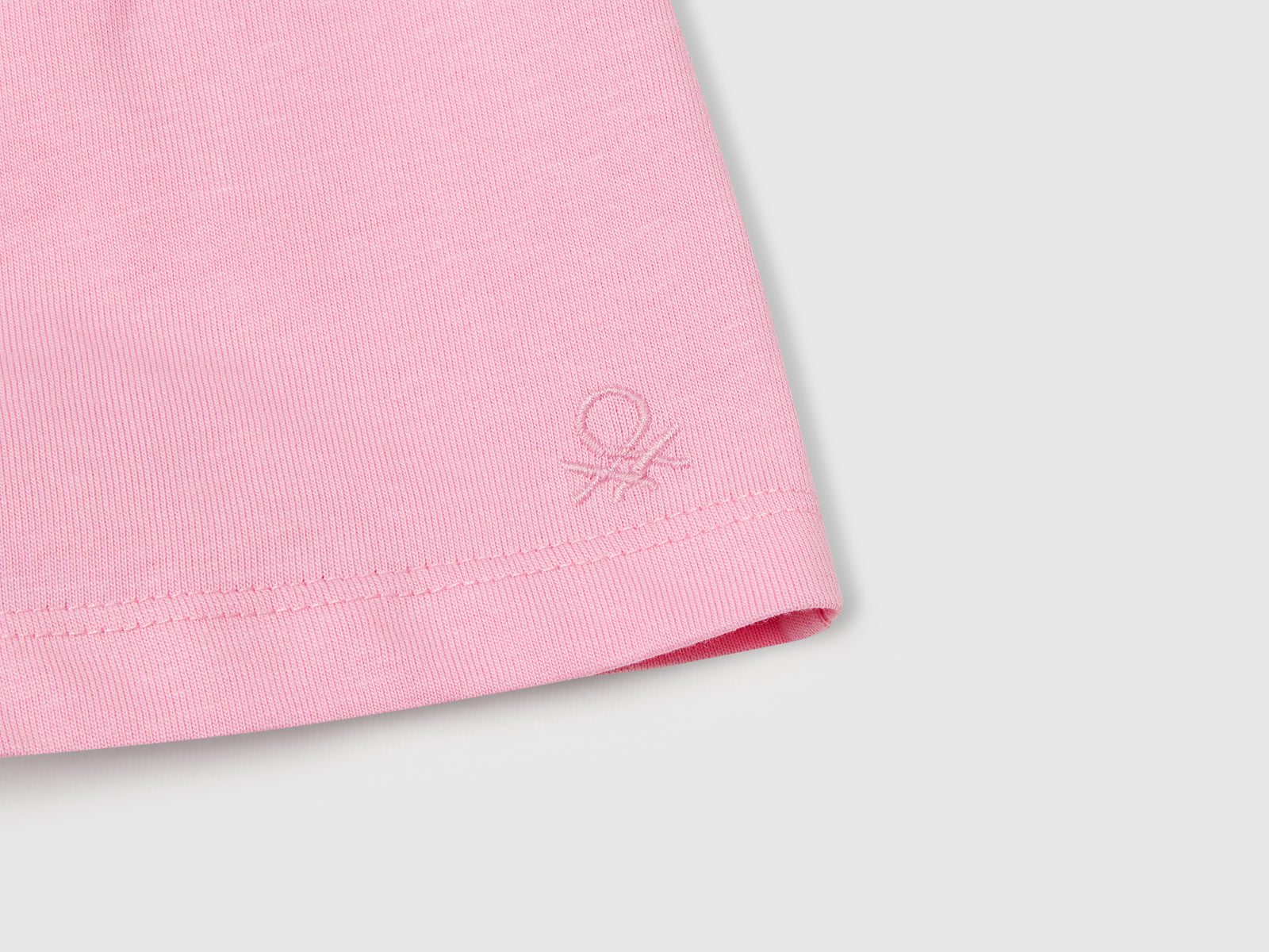 Shorts con coulisse da bimba rosa 3 | Benetton Outlet