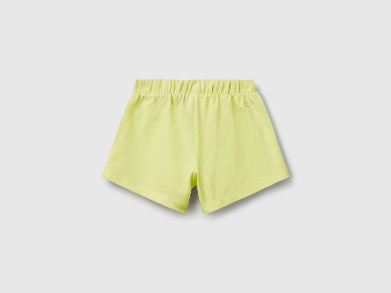Gonna pantalone in puro cotone da bimba lime 2 | Benetton Outlet