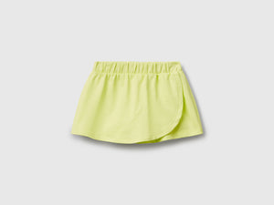 Gonna pantalone in puro cotone