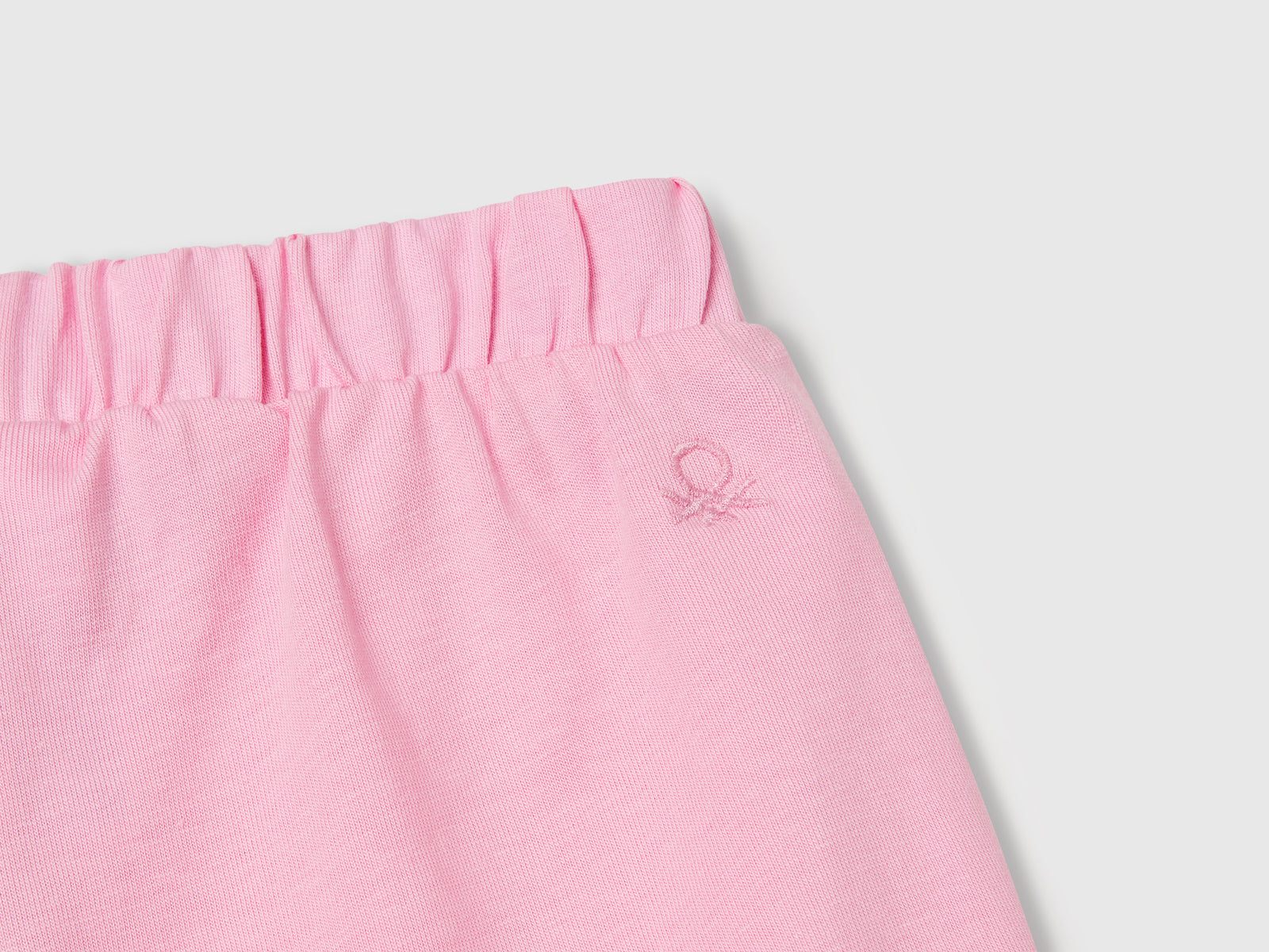 Gonna pantalone in puro cotone da bimba rosa 3 | Benetton Outlet