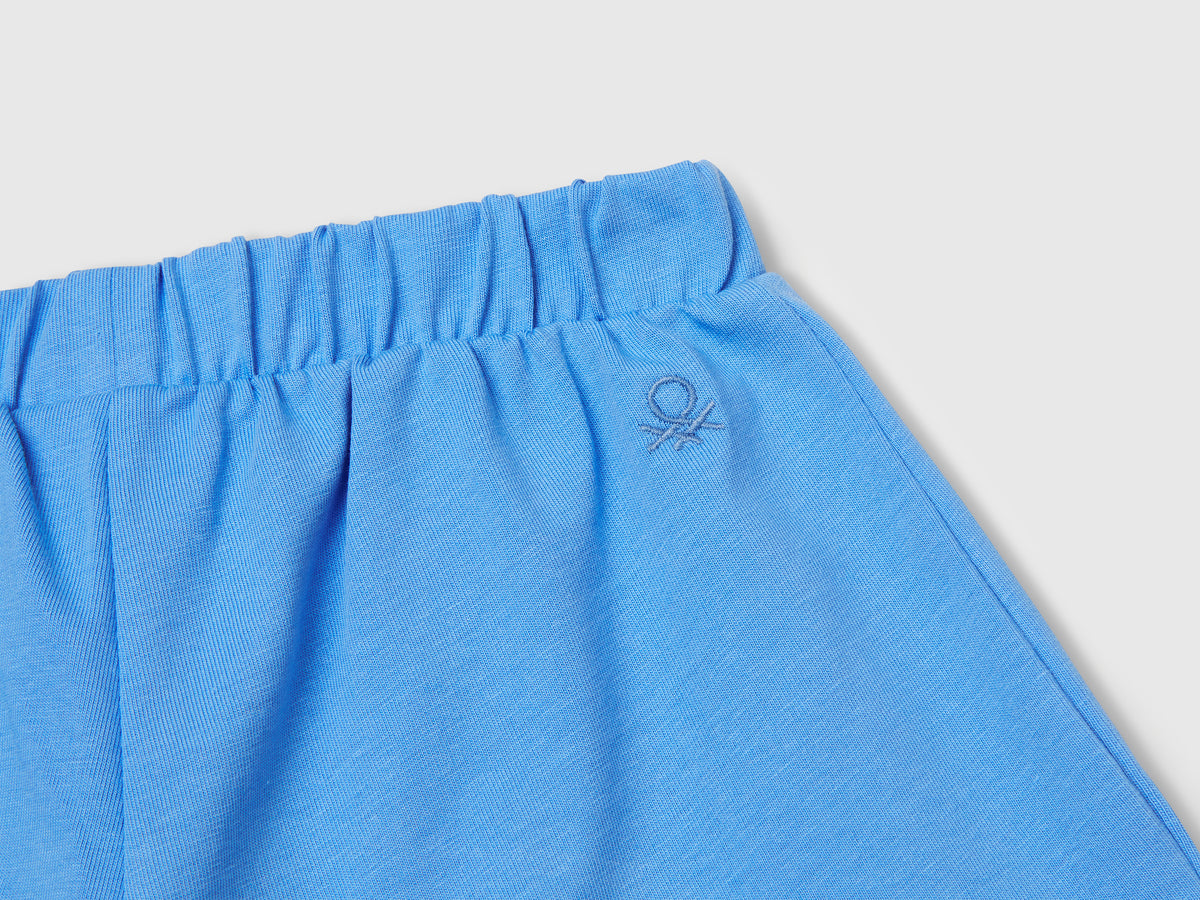 Gonna pantalone in puro cotone
