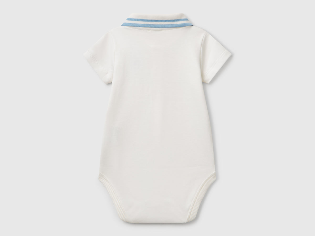 Body a polo in cotone