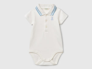 Body a polo in cotone