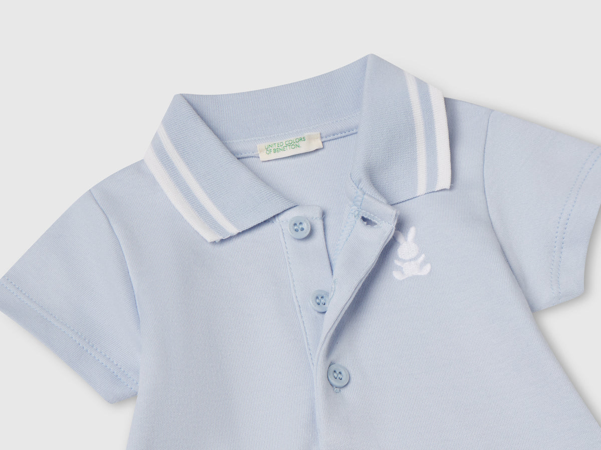 Body a polo in cotone