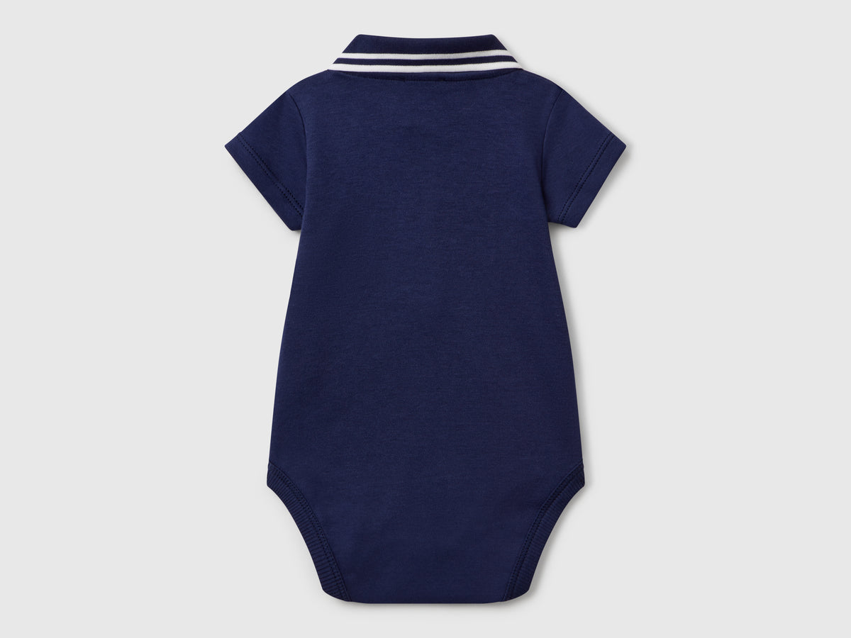 Body a polo in cotone