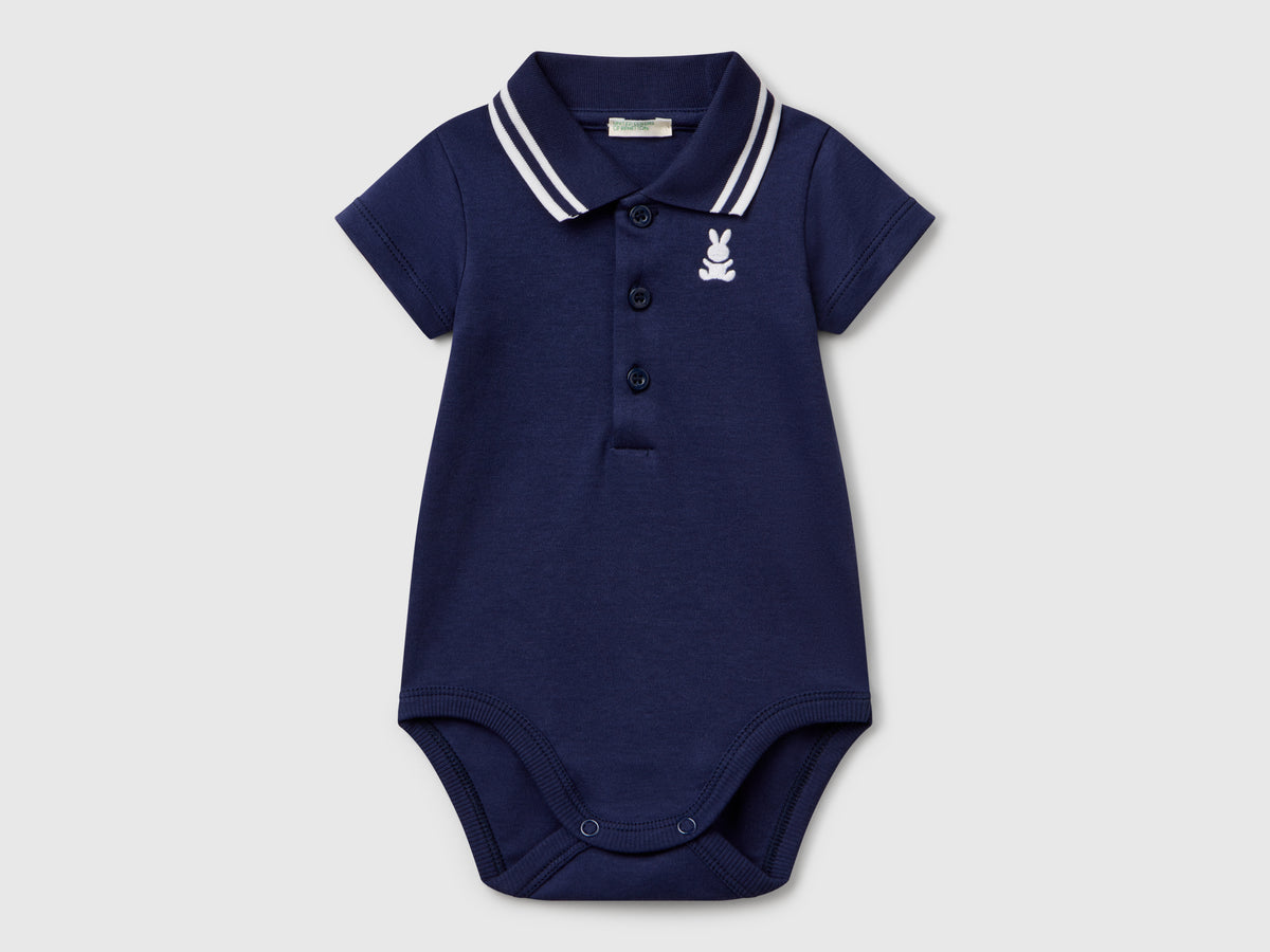 Body a polo in cotone