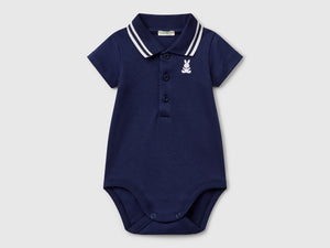 Body a polo in cotone