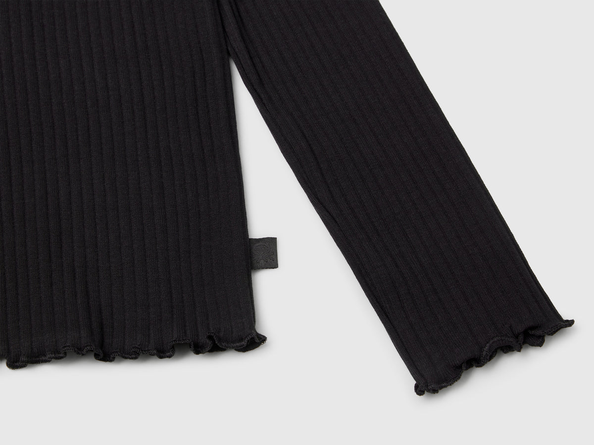Maglietta slim fit in cotone stretch