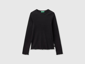 Maglietta slim fit in cotone stretch