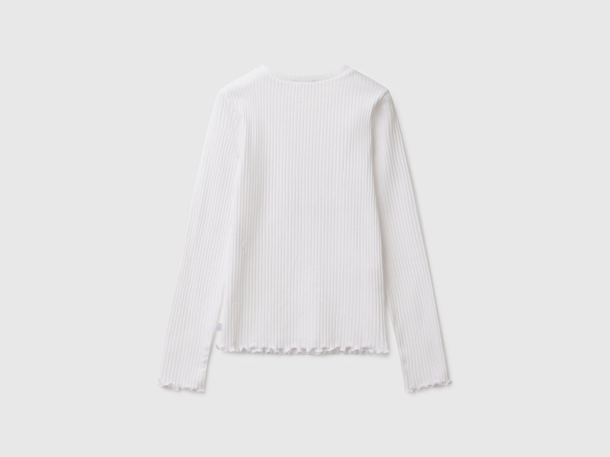 Maglietta slim fit in cotone stretch