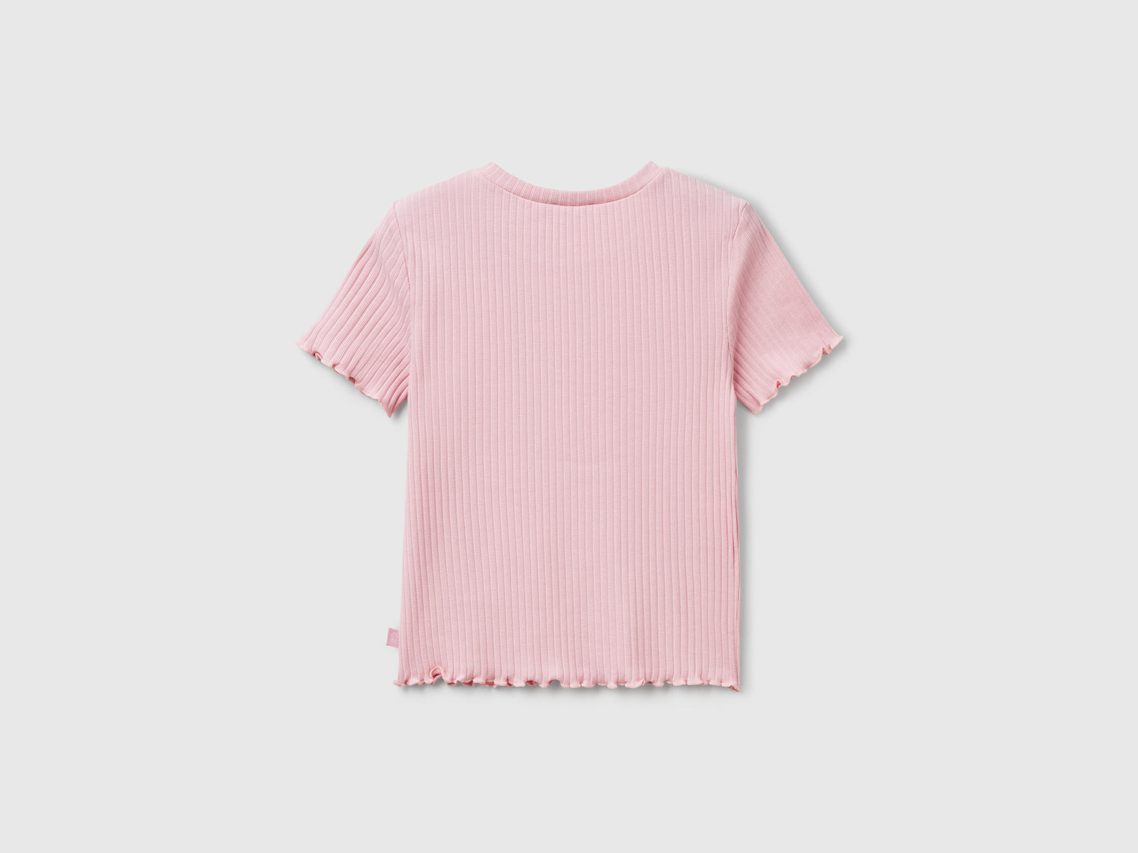 T-shirt a manica corta da bambina rosa 2 | Benetton Outlet