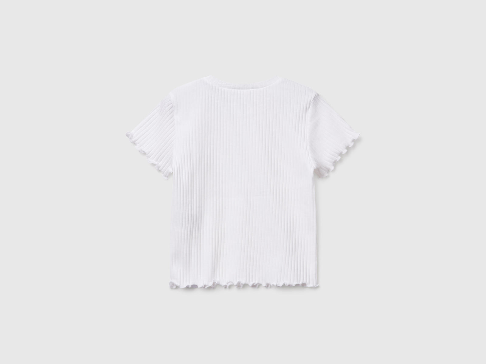 T-shirt a manica corta da bimba bianco 2 | Benetton Outlet