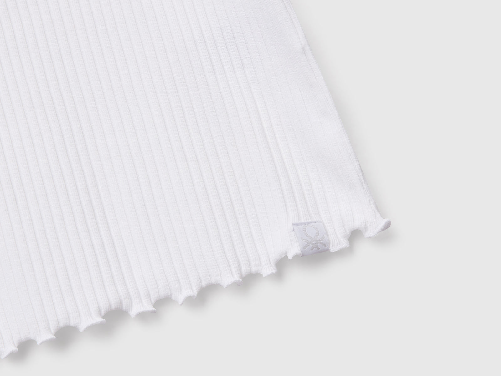 T-shirt a manica corta da bimba bianco 3 | Benetton Outlet