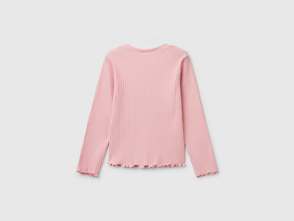 Maglietta slim fit in cotone stretch