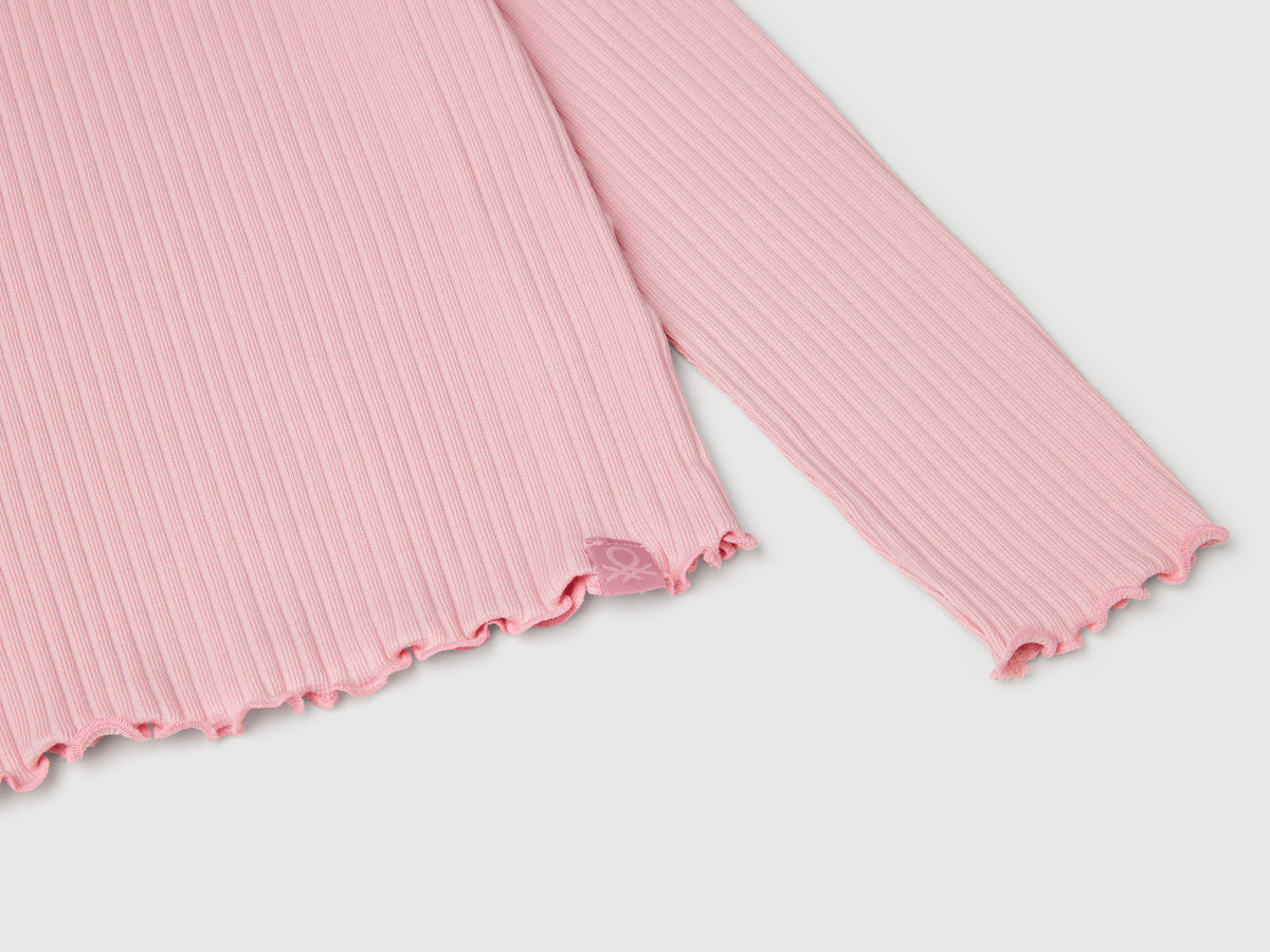 Maglietta slim fit in cotone stretch
