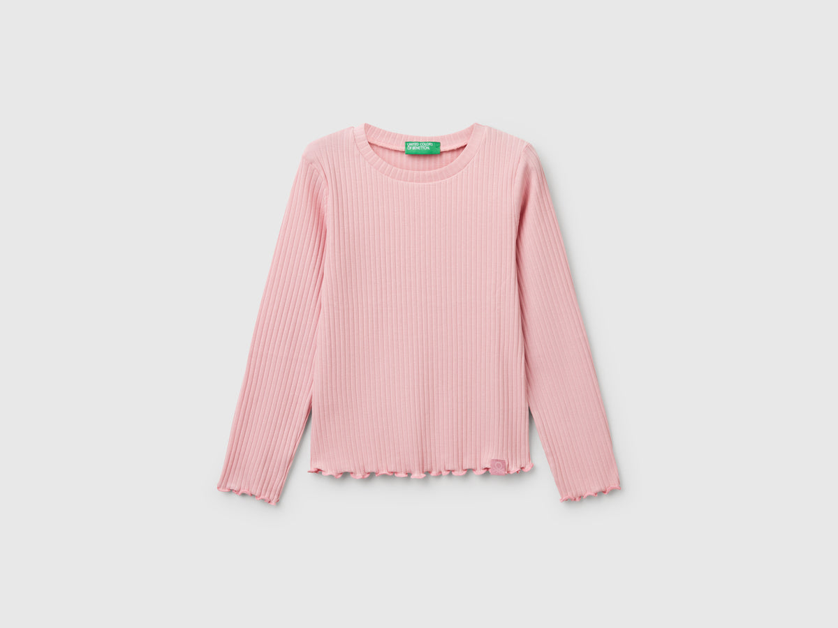 Maglietta slim fit in cotone stretch