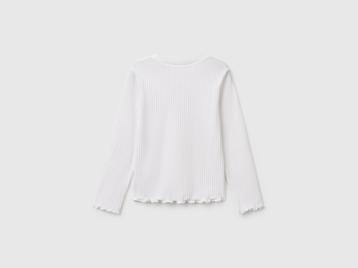 Maglietta slim fit in cotone stretch
