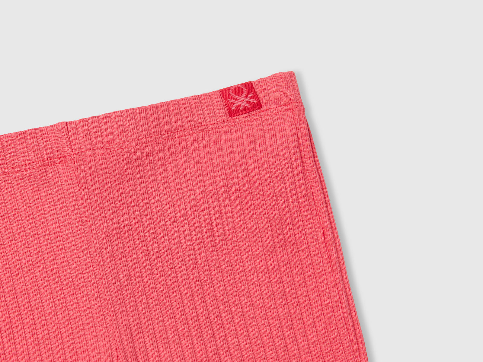 Leggings flare fit in cotone stretch da bimba ciclamino 3 | Benetton Outlet