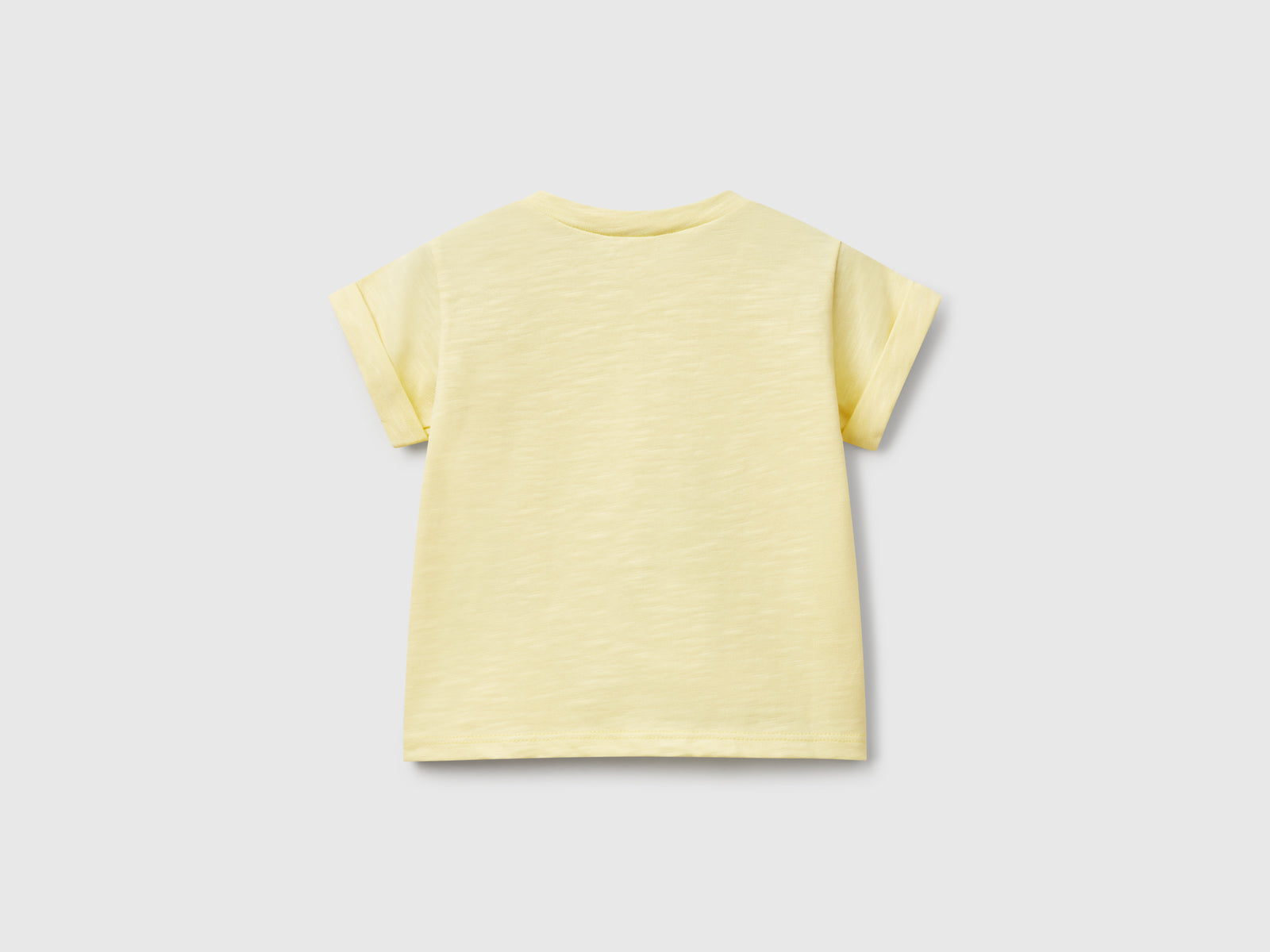 T-shirt con stampa da neonato giallo 2 | Benetton Outlet