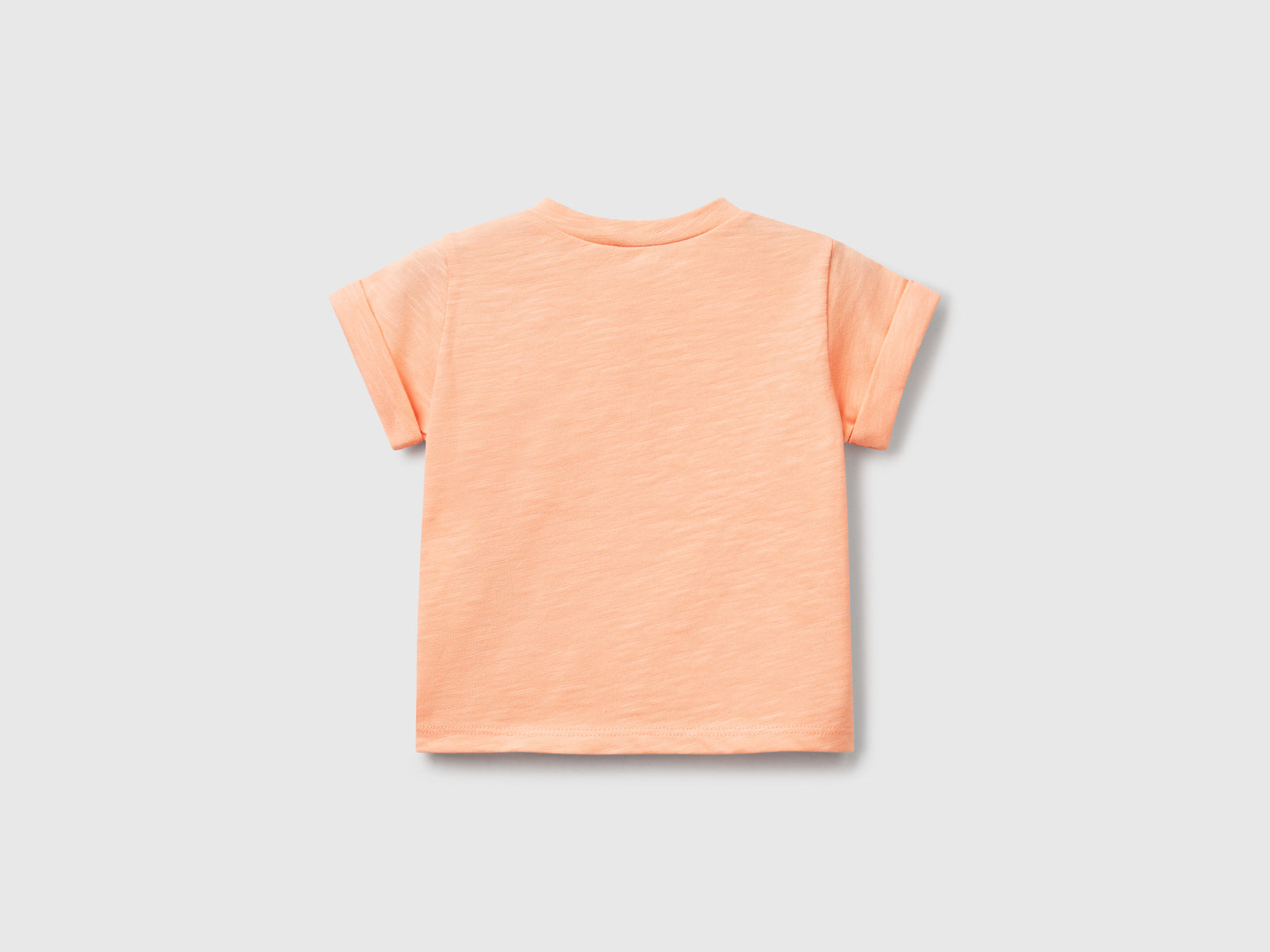 T-shirt con stampa da neonato pesca 2 | Benetton Outlet