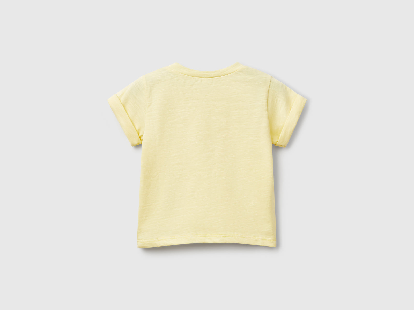 T-shirt con stampa da neonato giallo 2 | Benetton Outlet