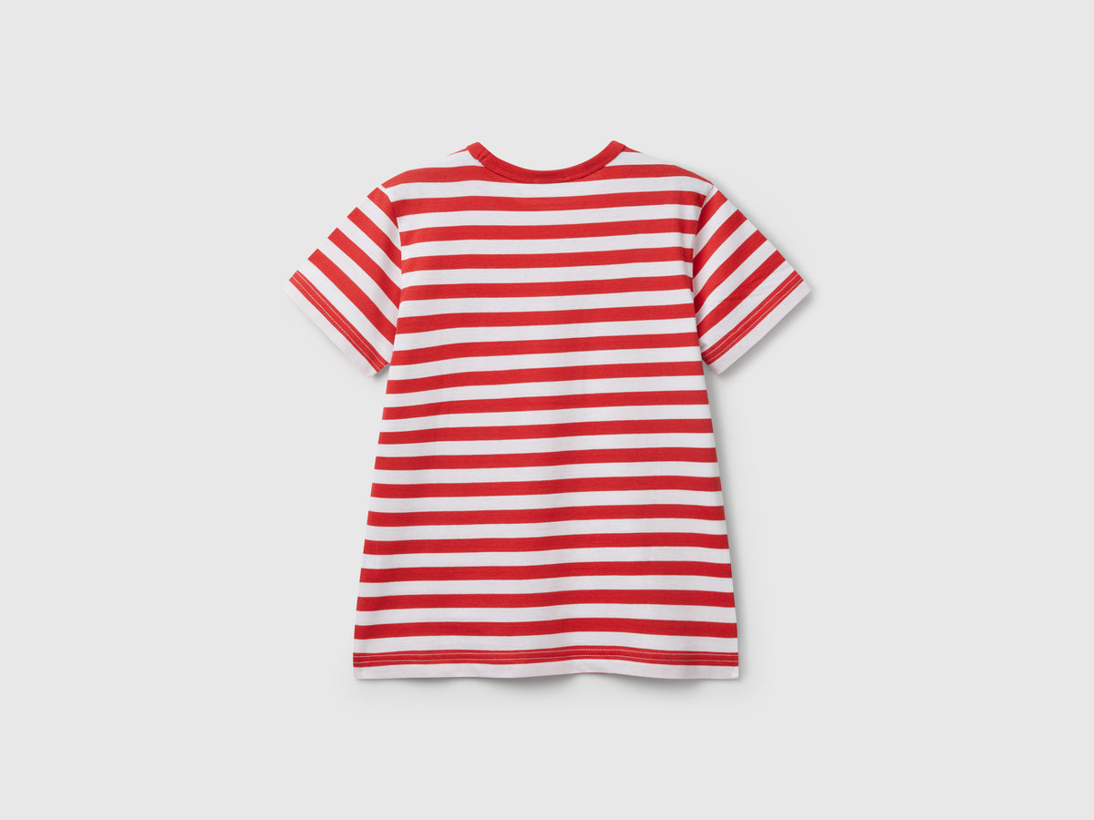 Maglietta a righe 100% cotone