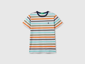 Maglietta a righe 100% cotone