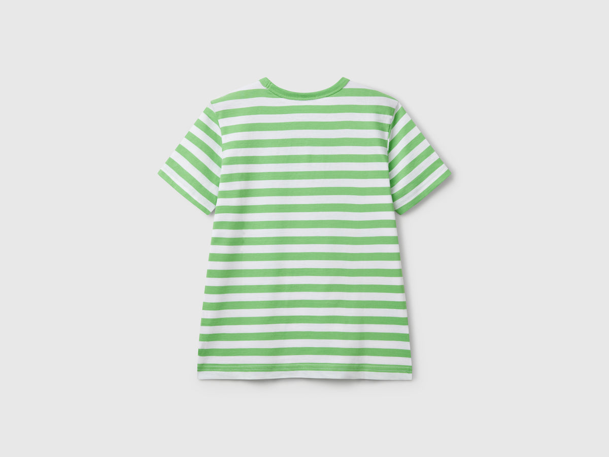 Maglietta a righe 100% cotone