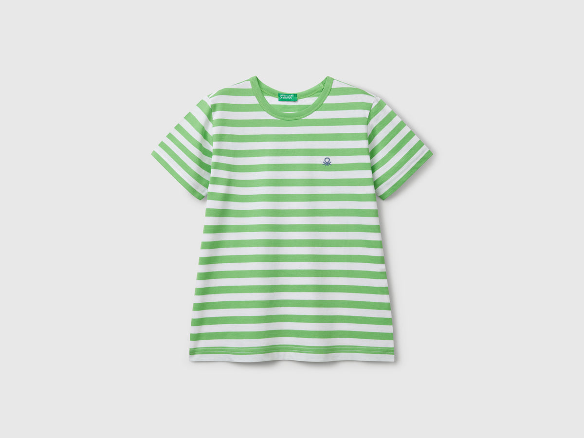 Maglietta a righe 100% cotone