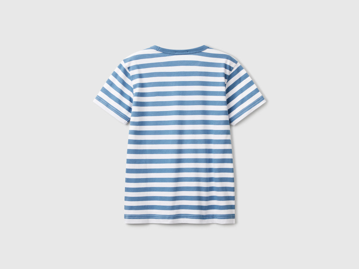 Maglietta a righe 100% cotone