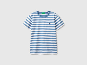 Maglietta a righe 100% cotone
